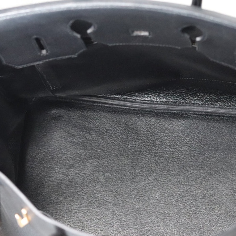 HERMES Birkin 35 Black Handbag Noir Togo‎ with Gold Hardware A Square Engraved - Picture 4 of 16